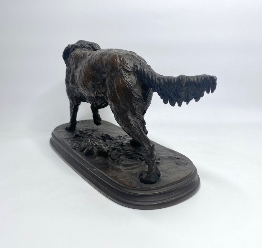 P.J. Mene, ‘Retriever’, French animalier bronze, c. 1845. View VIII