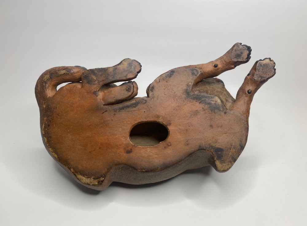 Austrian terracotta pug dog, c. 1890. View VII
