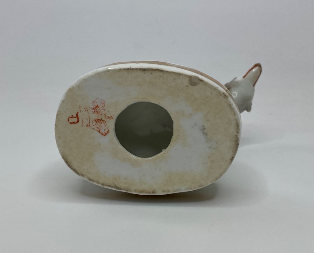 Derby porcelain Greyhound, c. 1830. View VI