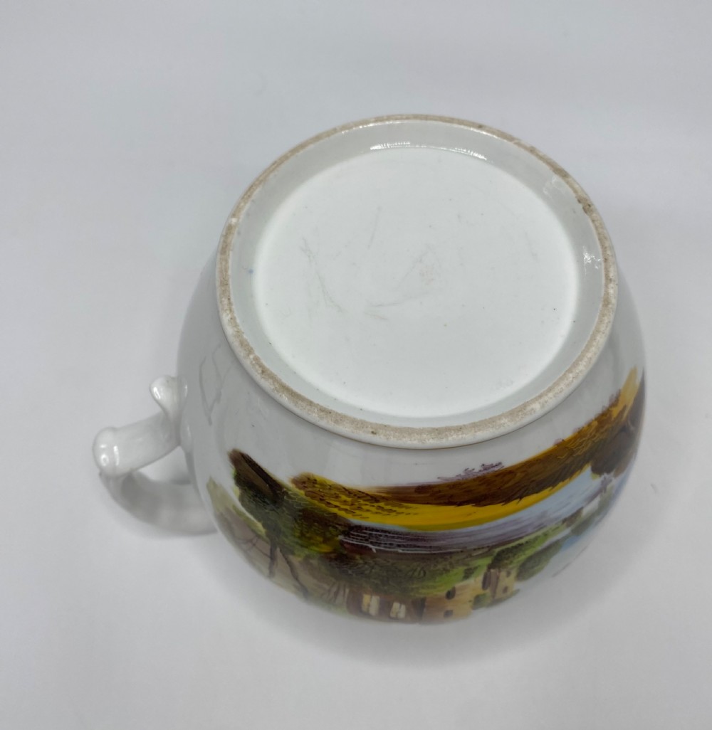 New Hall porcelain water jug  ‘JH’, c. 1815. View VII