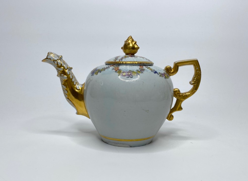 Masons Ironstone China, rare teapot and cover, c. 1815. View III