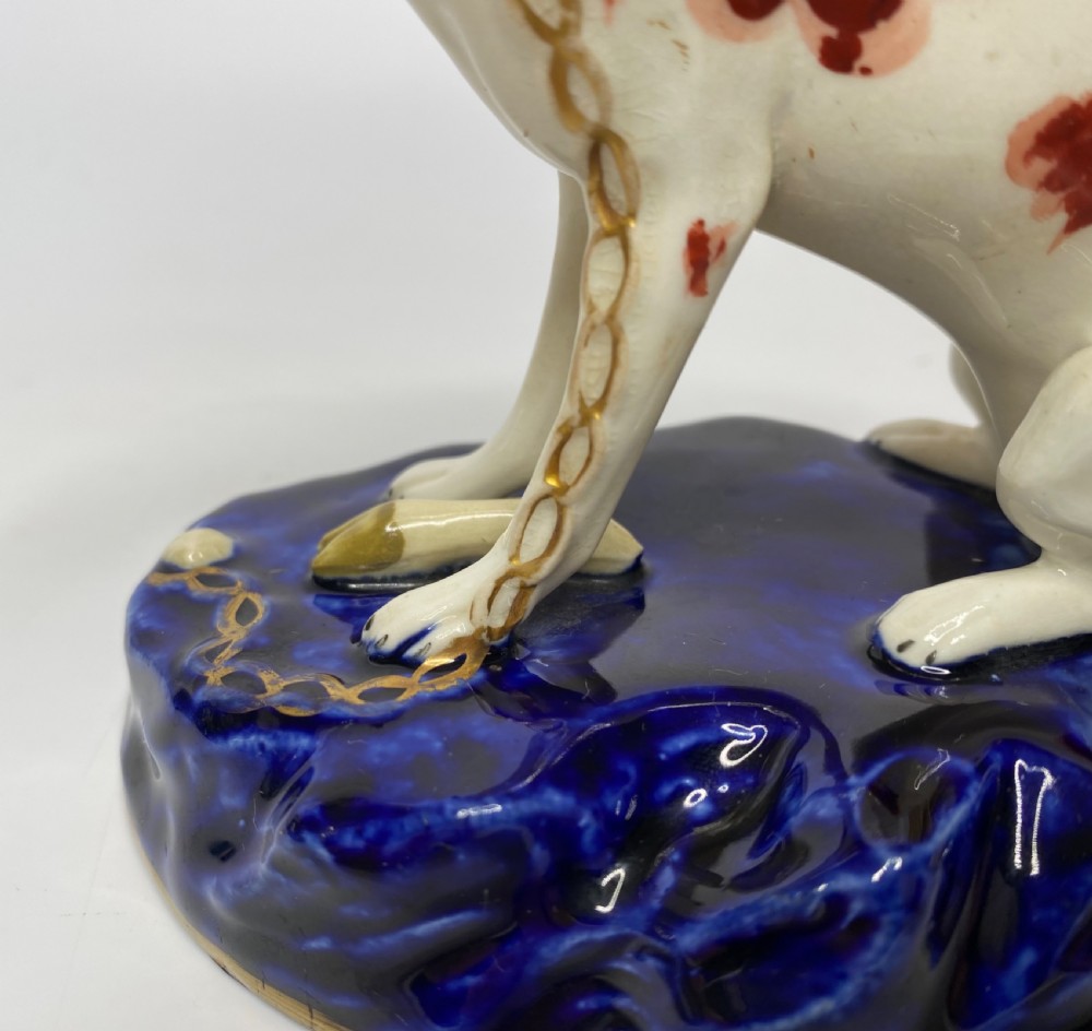 Staffordshire pottery  ‘Dismal Hound’, c. 1840. View VI