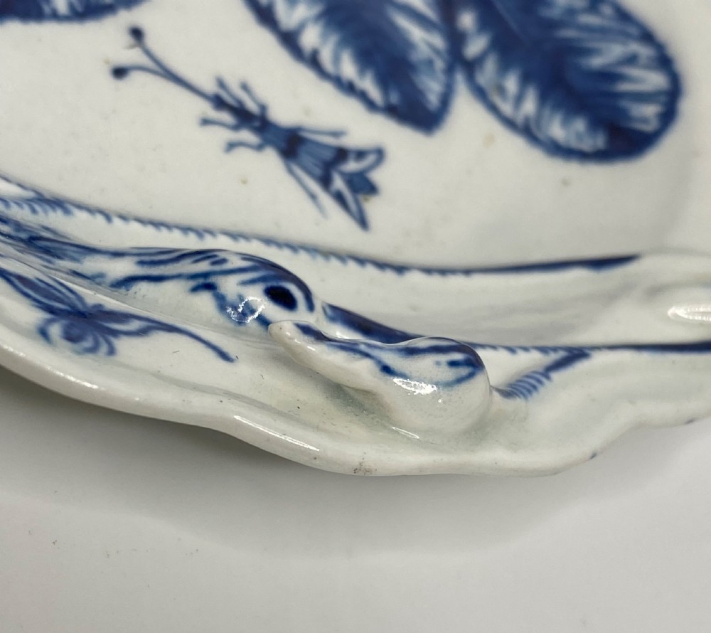 Worcester ‘Blind Earl’ dish, c. 1765. View V