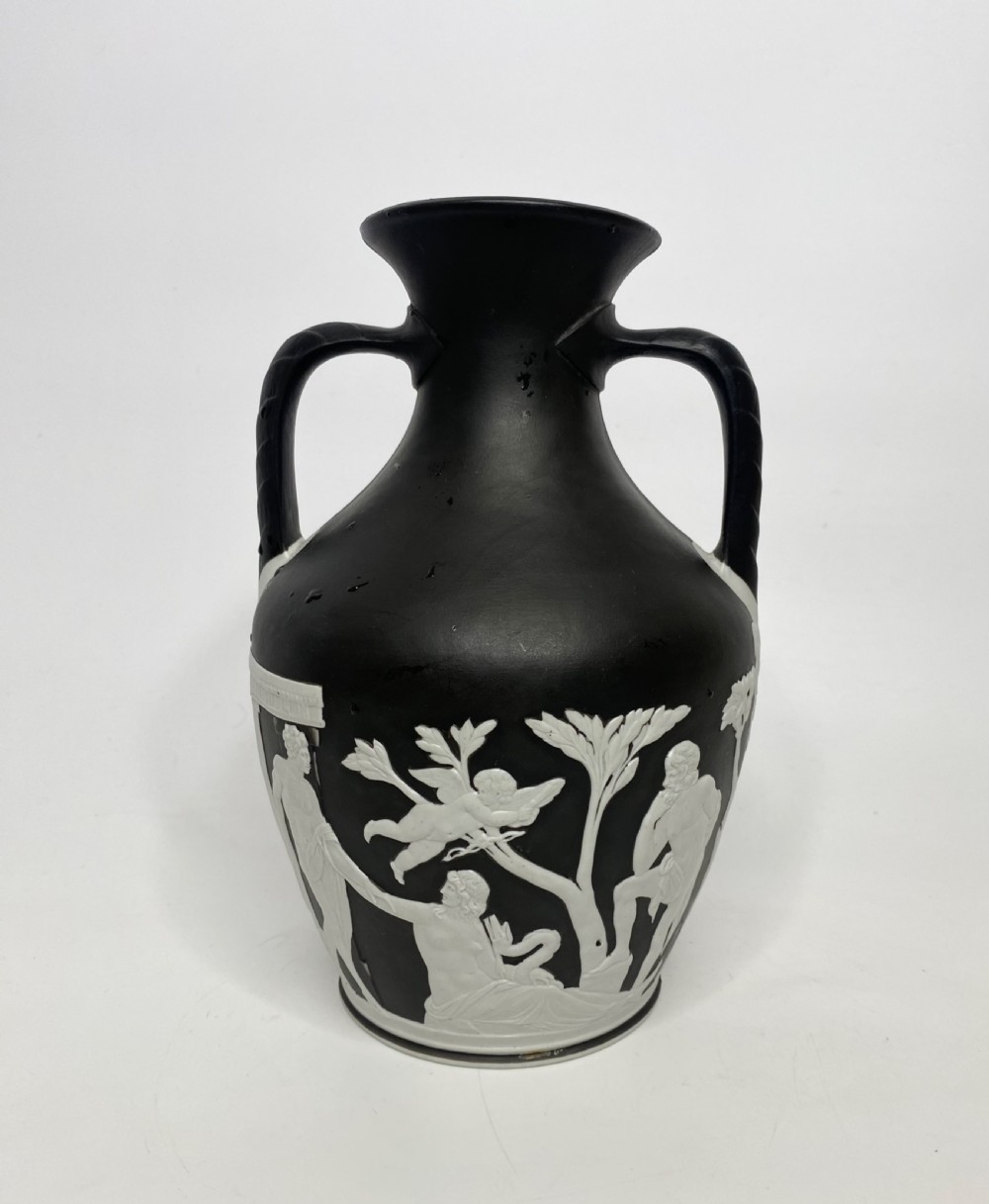 Wedgwood black basalt ‘Portland vase’, c. 1850. View III