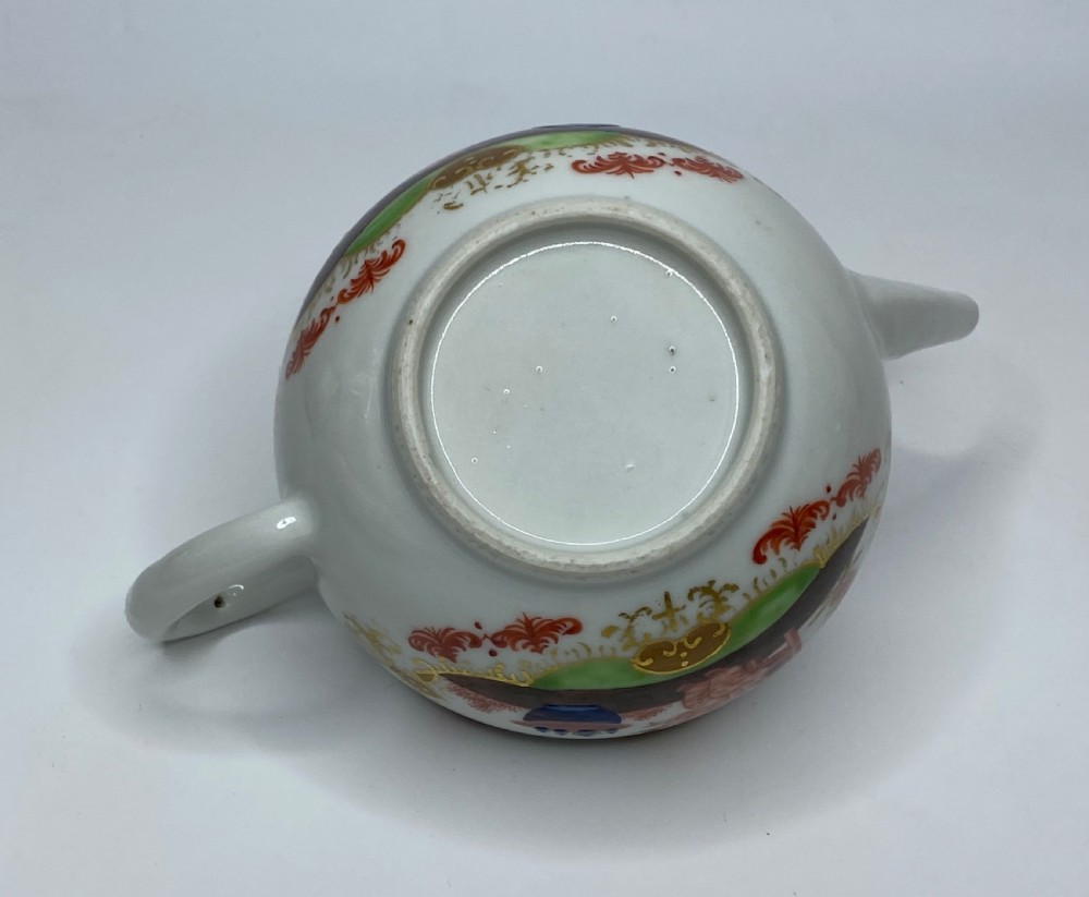 Chinese porcelain teapot, Meissen style, c. 1750. Qianlong Period. View XI