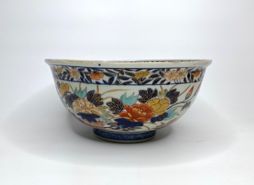 Japanese porcelain Imari bowl, c. 1700, Genroku Period.