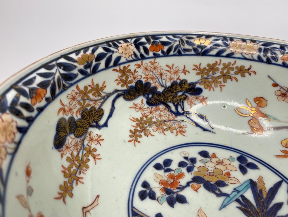 Japanese porcelain Imari bowl, c. 1700, Genroku Period. View VII