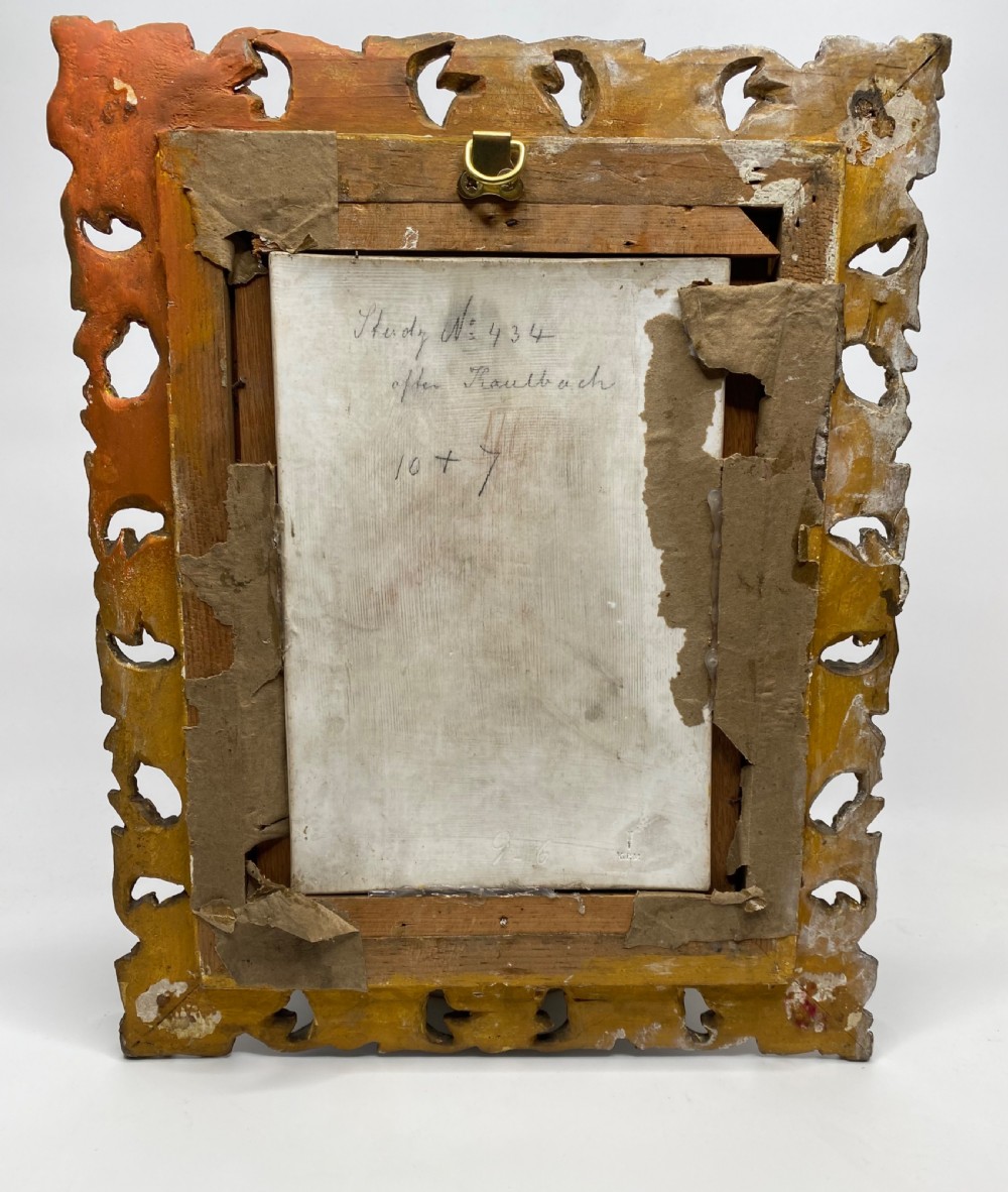 KPM Berlin porcelain plaque, c. 1850. View X