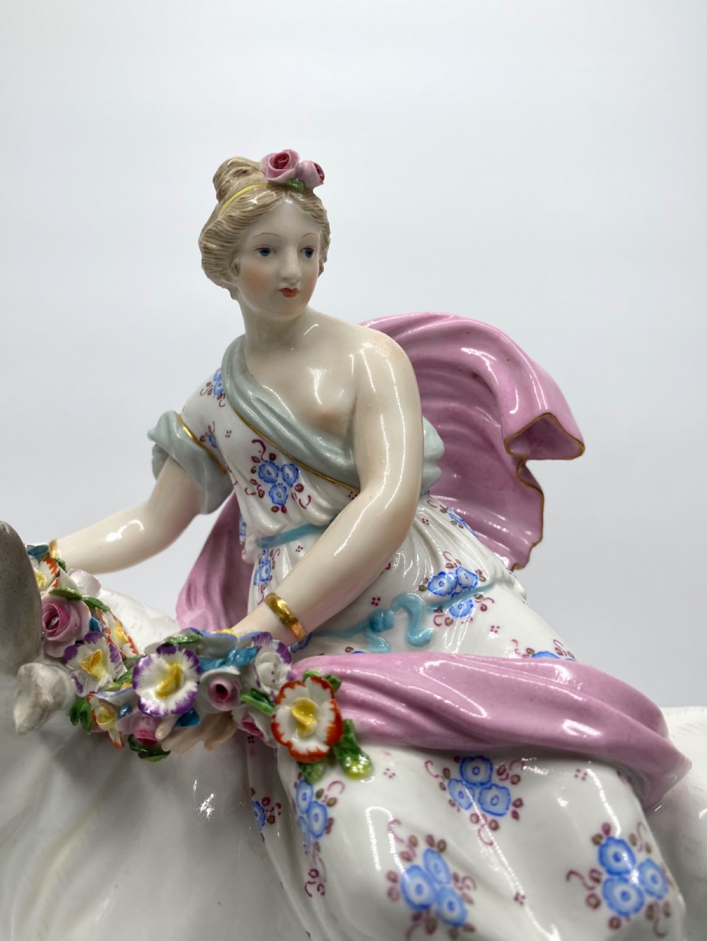Meissen porcelain group, Europa & The Bull, c. 1870. View VI