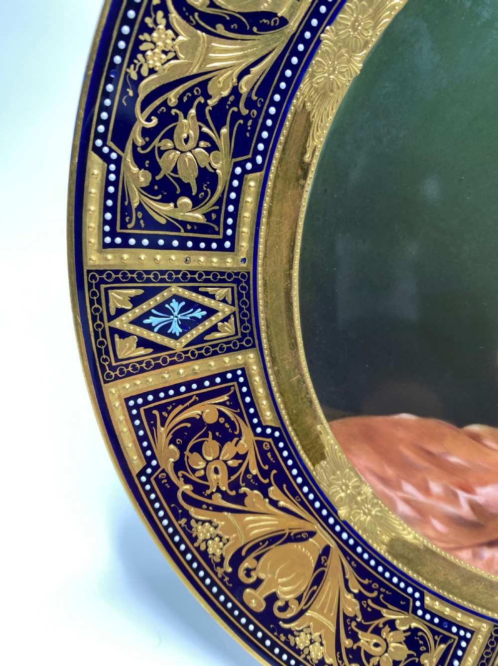 Vienna porcelain dish, Thama, Hutschenreuter, c. 1900. View V