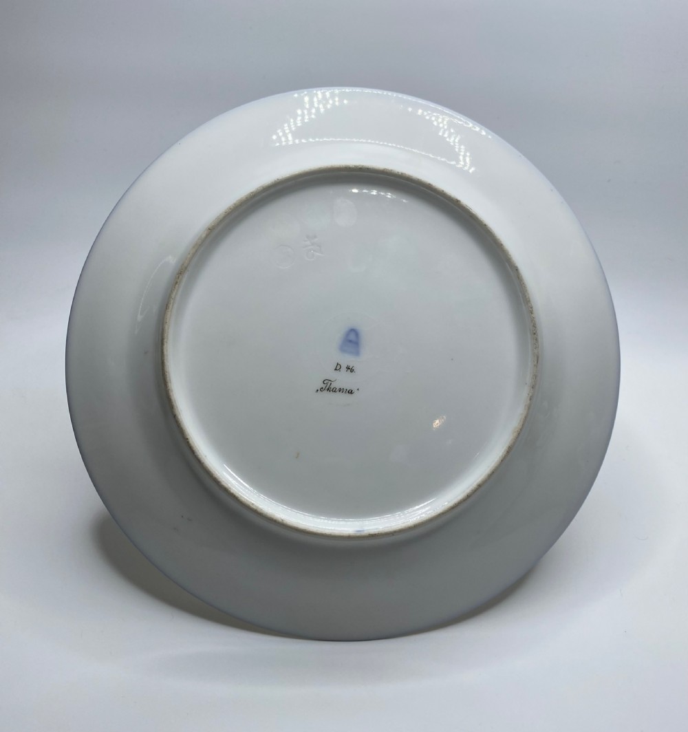 Vienna porcelain dish, Thama, Hutschenreuter, c. 1900. View VII