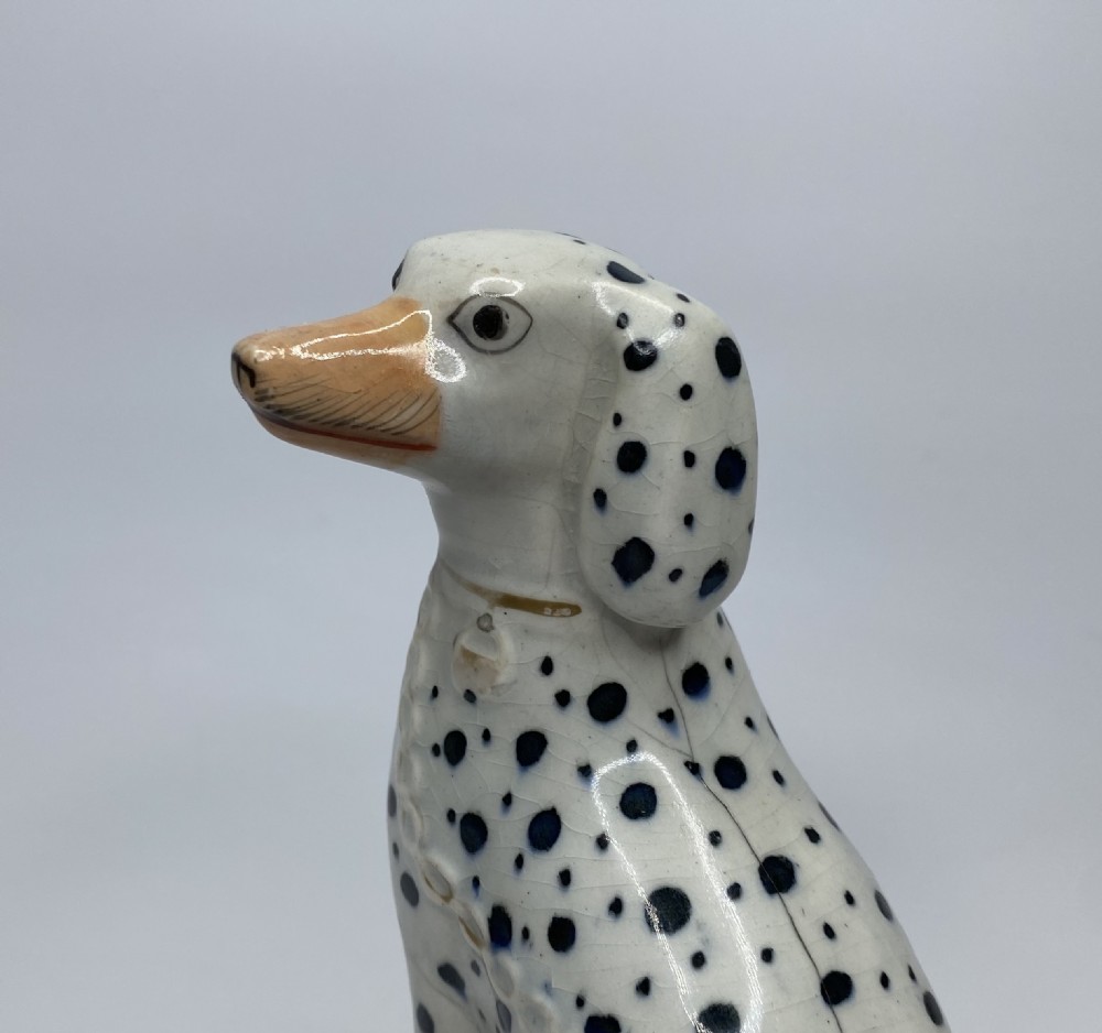 Pair Staffordshire Dalmatians, c. 1850. View VI