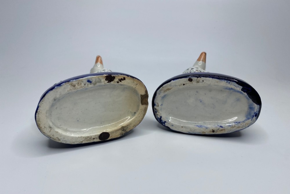 Pair Staffordshire Dalmatians, c. 1850. View VIII