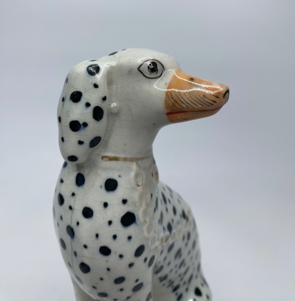 Pair Staffordshire Dalmatians, c. 1850. View IX