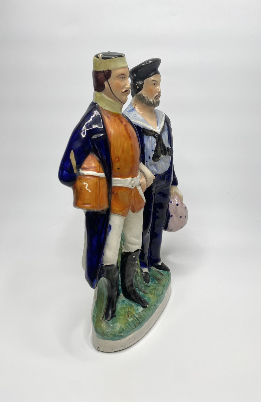 Staffordshire ‘River War’ pottery group, c. 1898. View IV