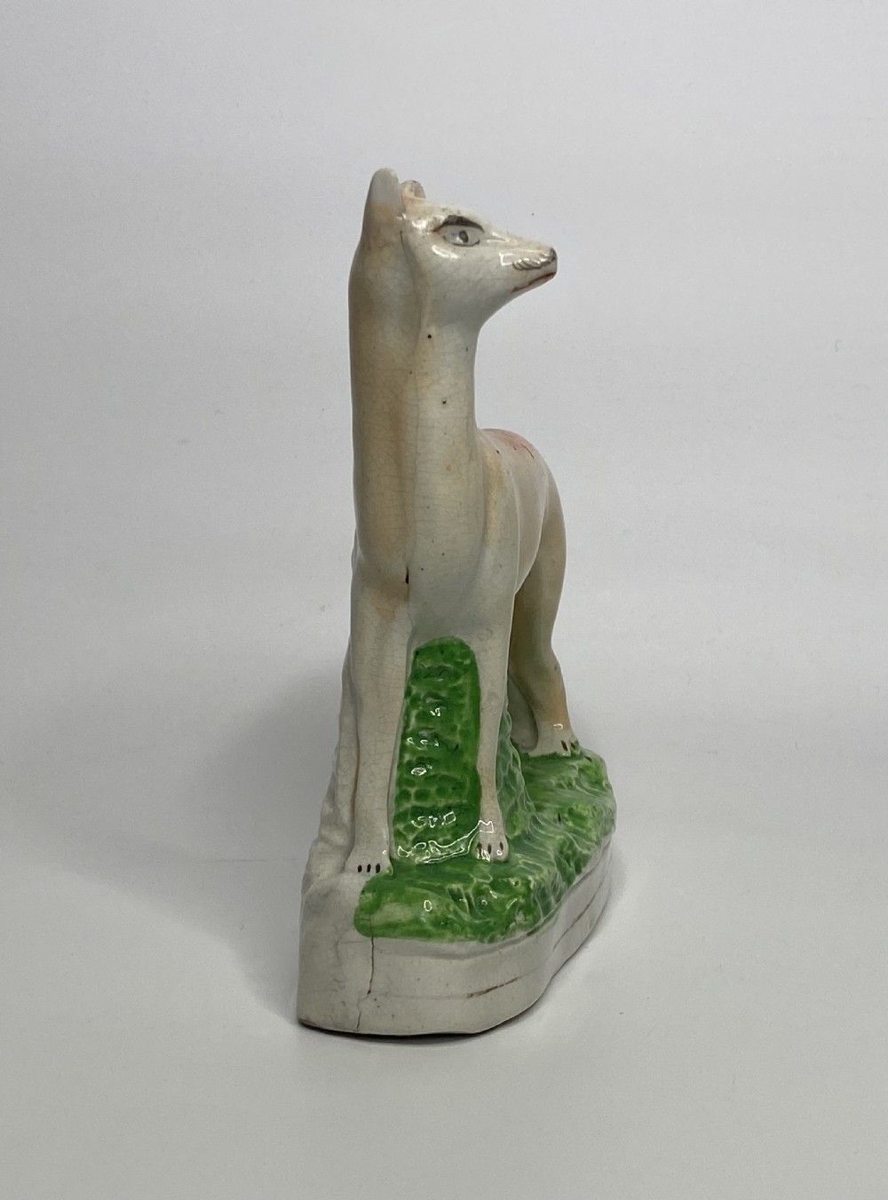 Staffordshire pottery Fox, c. 1860. View II