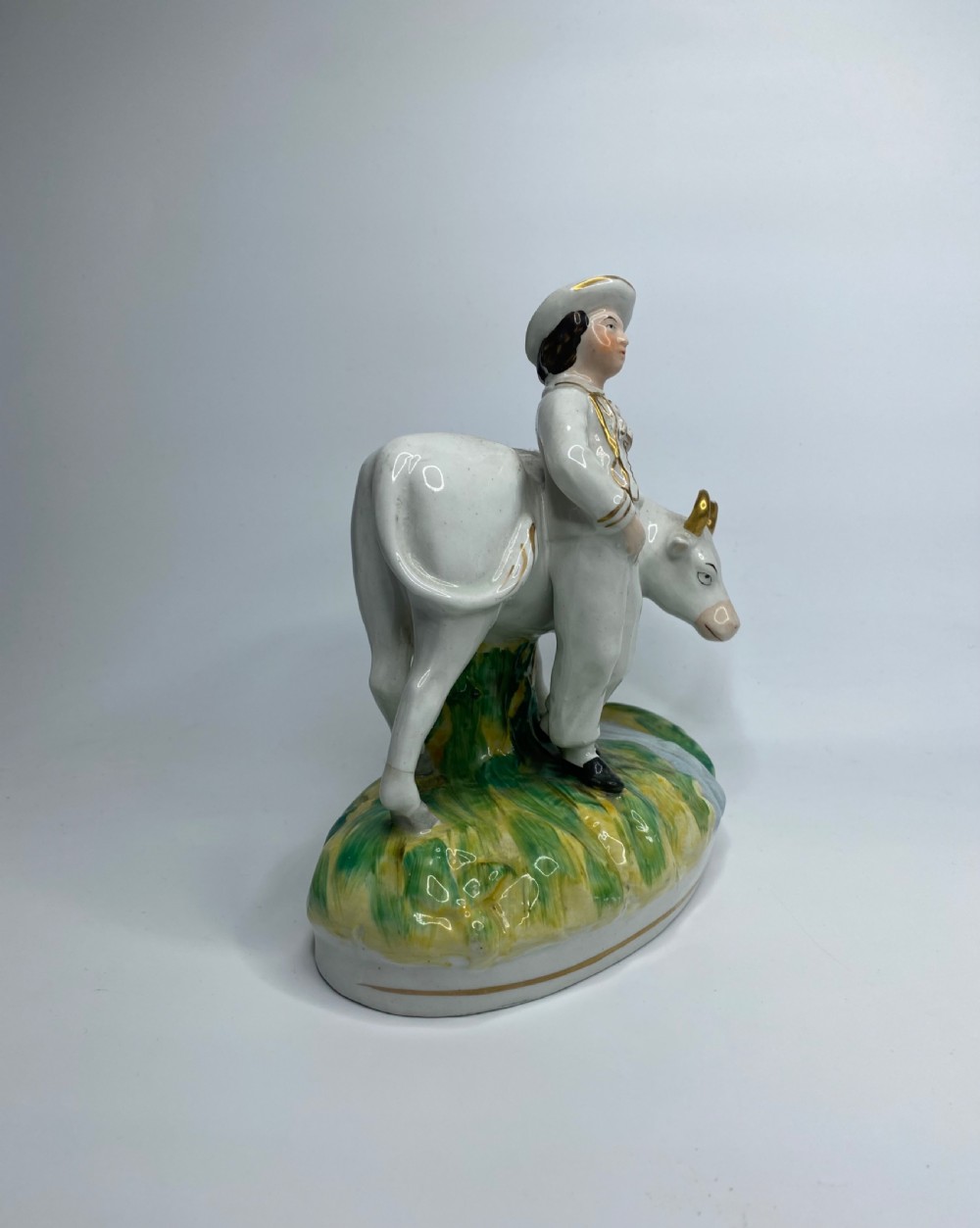 Staffordshire pottery cow groups, c. 1860. View V