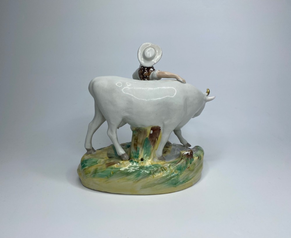 Staffordshire pottery cow groups, c. 1860. View IX