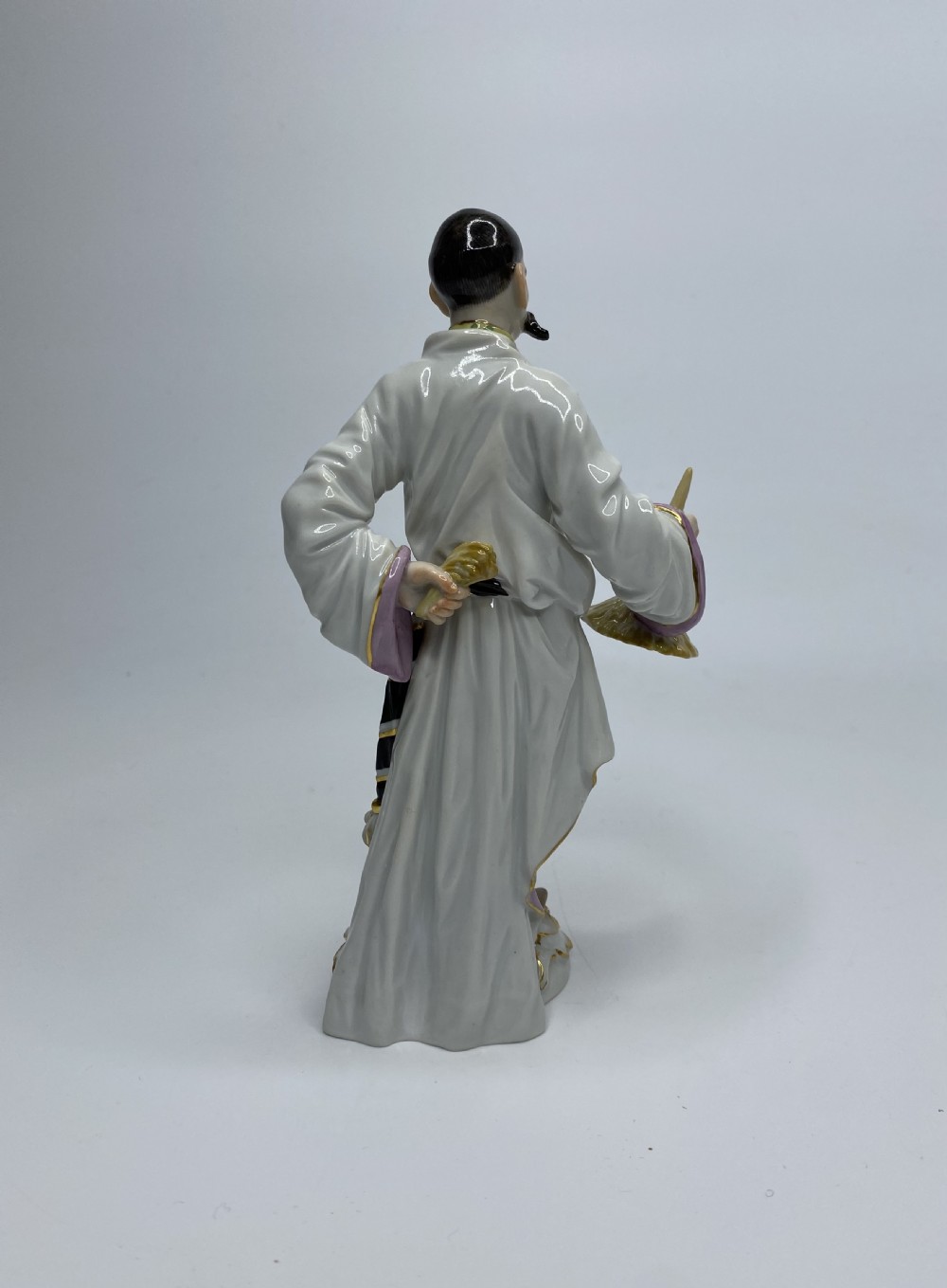 Pair Meissen figure Japanese Couple, c. 1930. View III