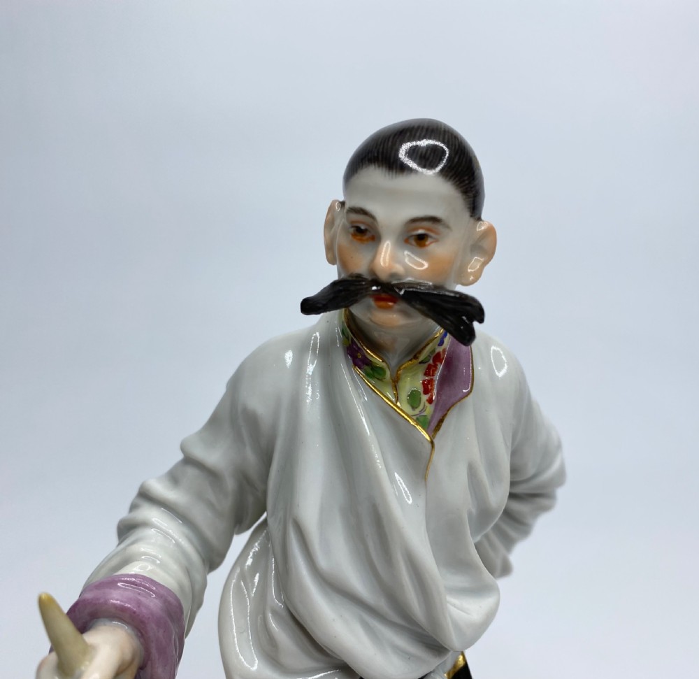 Pair Meissen figure Japanese Couple, c. 1930. View VII