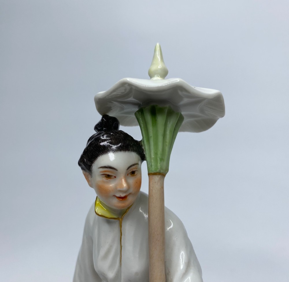 Pair Meissen figure Japanese Couple, c. 1930. View XIII