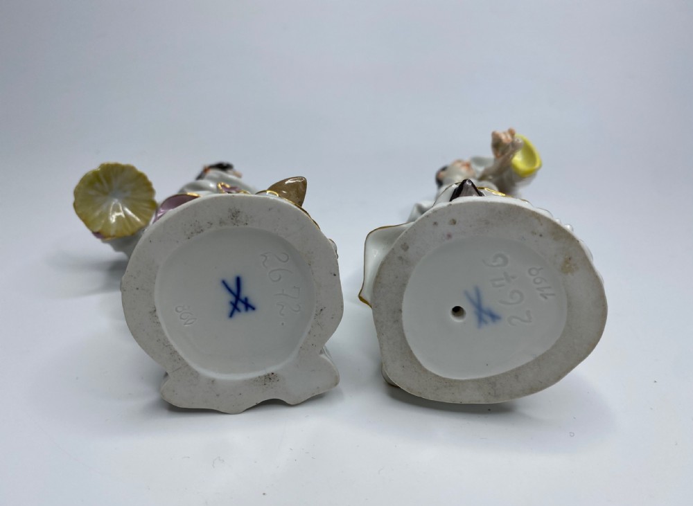 Pair Meissen figure Japanese Couple, c. 1930. View XIV