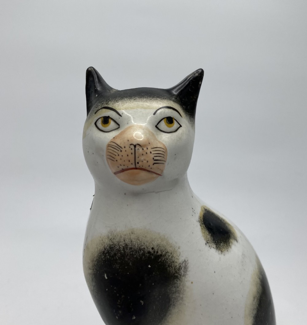 Rare original Staffordshire pottery cats, c. 1850. View VIII