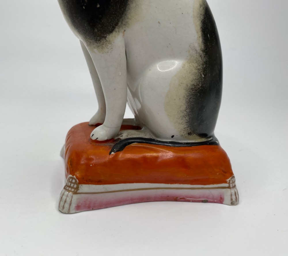 Rare original Staffordshire pottery cats, c. 1850. View IX