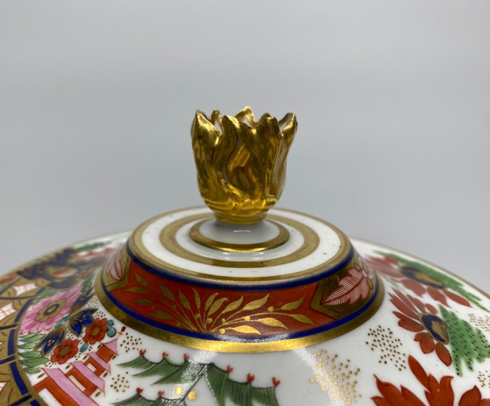 BFB Worcester porcelain sauce tureens & covers, c. 1810. View VI