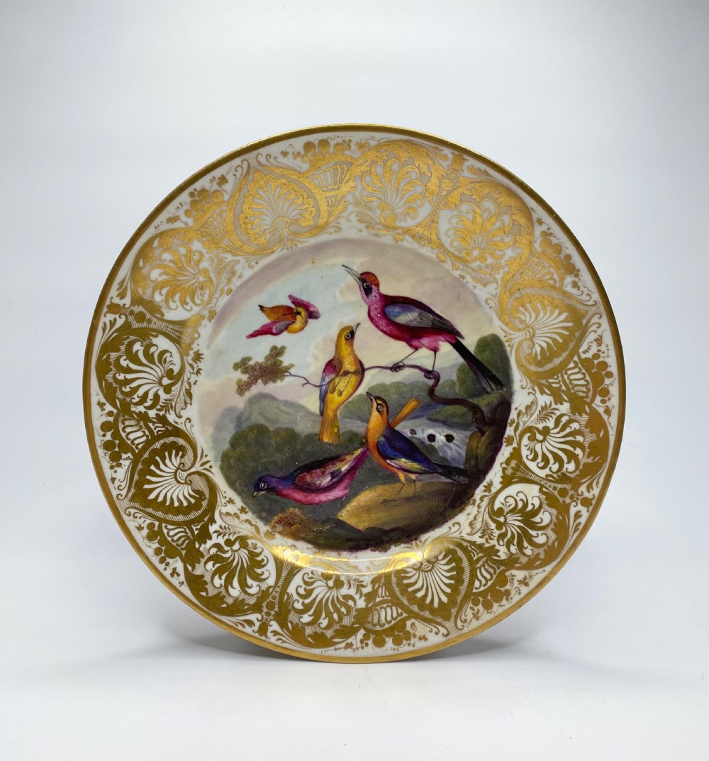 Derby porcelain plate by Richard Dodson, c. 1815.