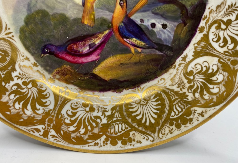 Derby porcelain plate by Richard Dodson, c. 1815. View IV