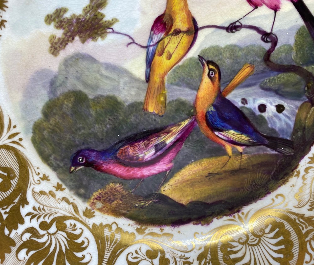 Derby porcelain plate by Richard Dodson, c. 1815. View VI