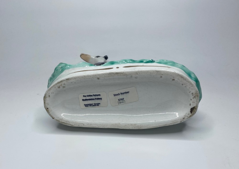 Staffordshire pottery Greyhounds, c. 1850. View VII