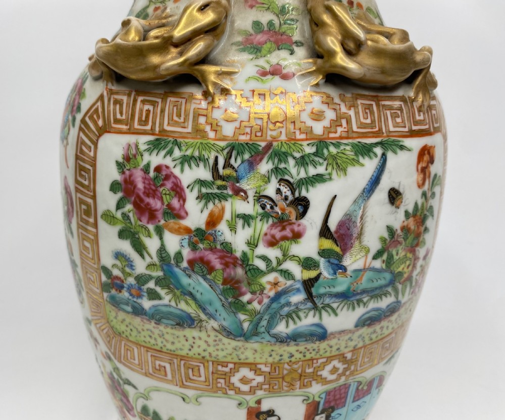Cantonese porcelain vase, China, c. 1870, Qing Dynasty. View IV