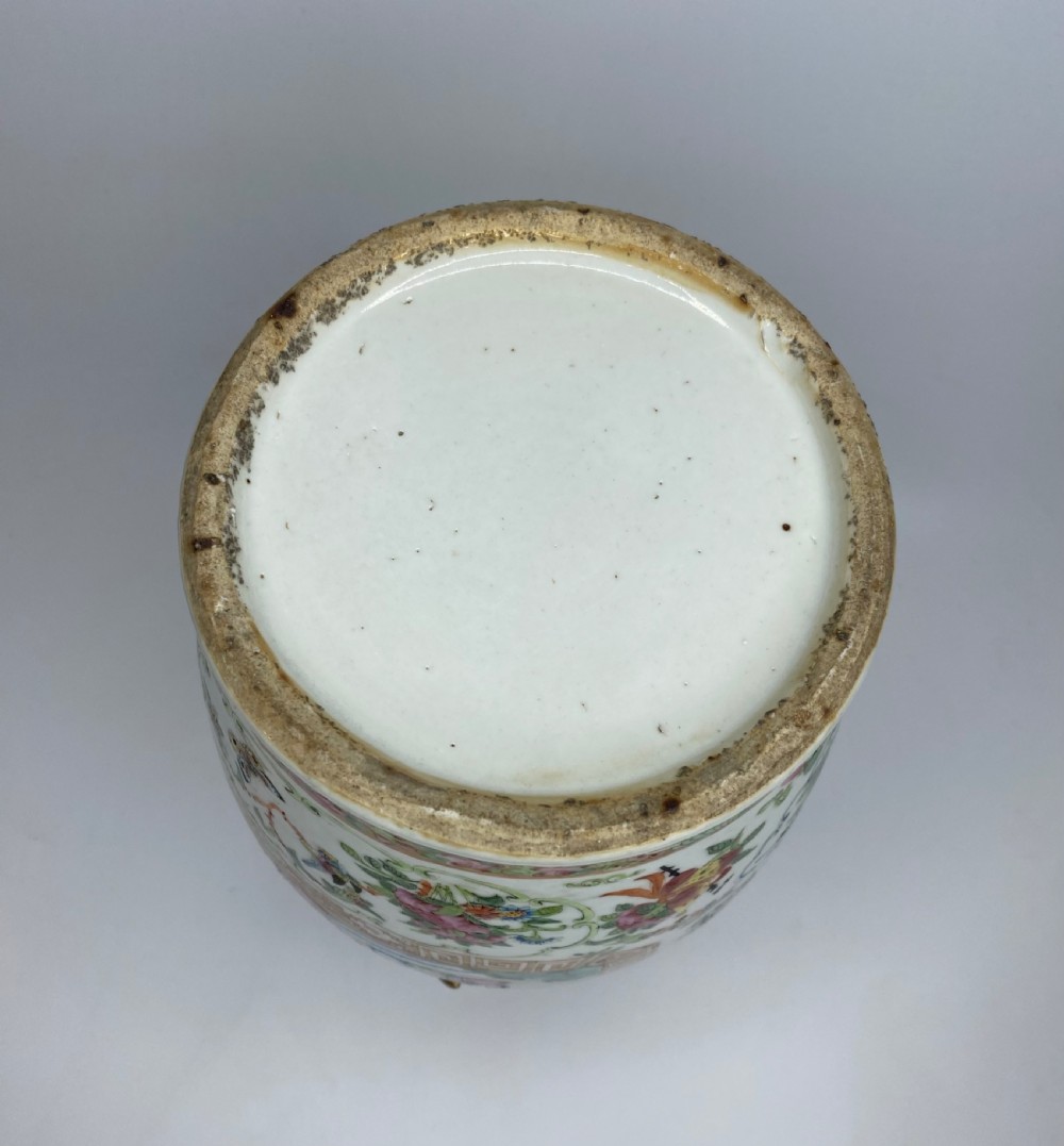 Cantonese porcelain vase, China, c. 1870, Qing Dynasty. View XII