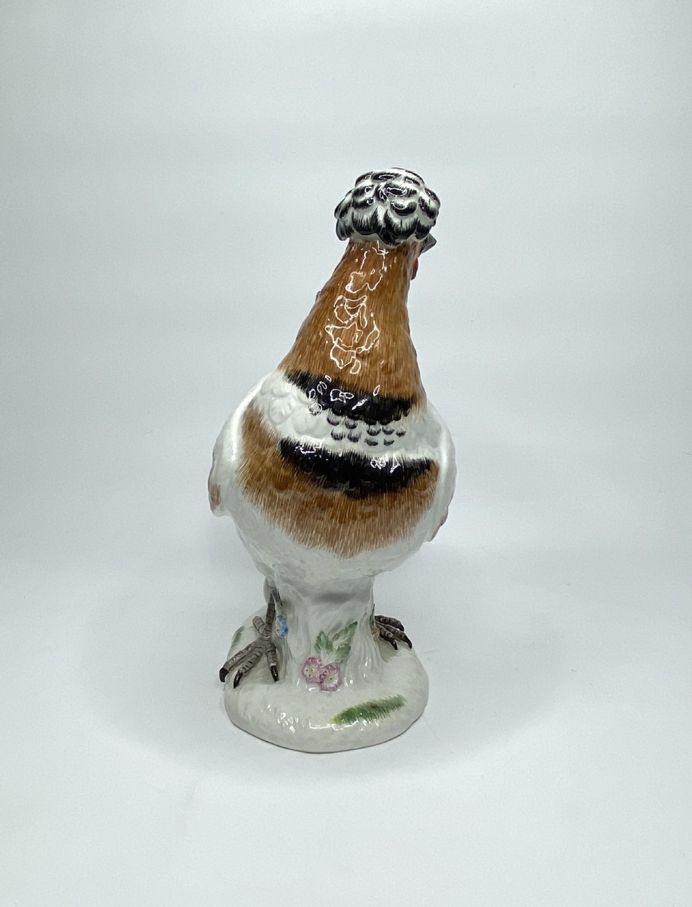 Pair Meissen porcelain covered and hen, c. 1920. View XIV