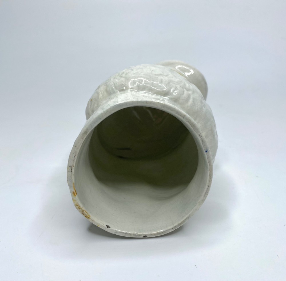 Yorkshire Prattware stirrup cup ‘Vicar & Moses’, c. 1830. View IX