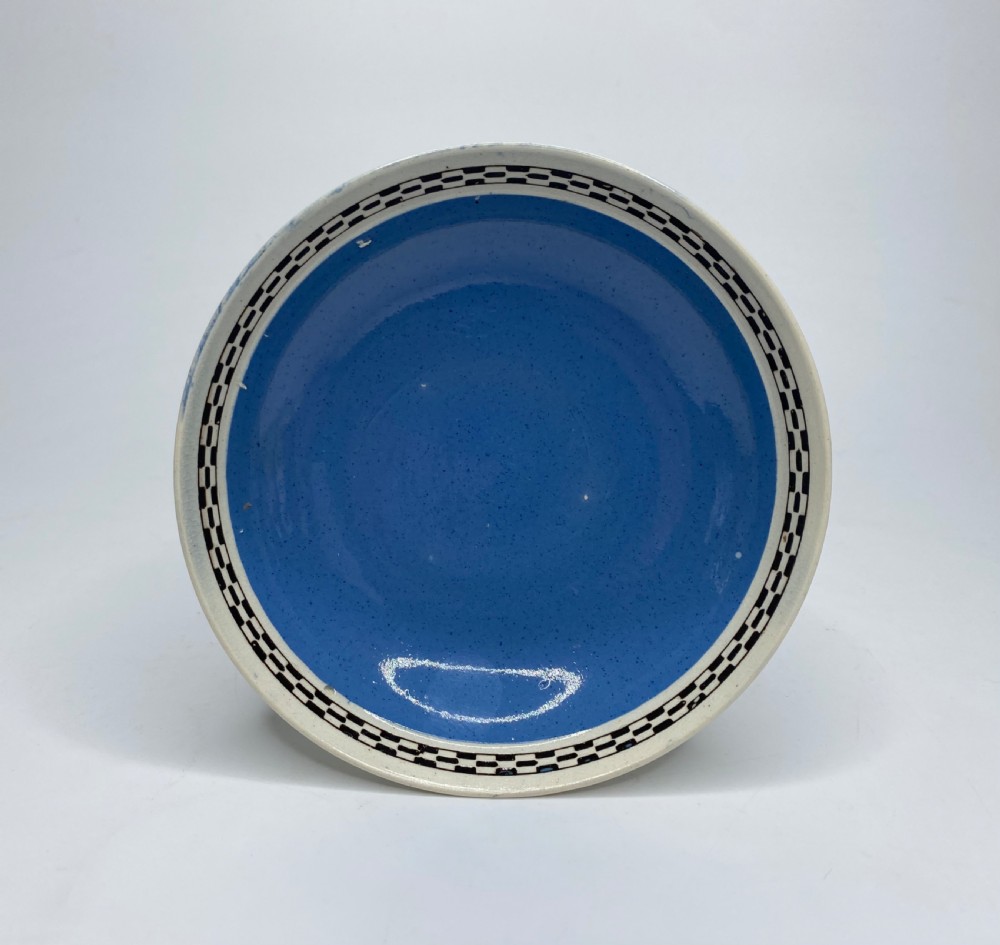 Leeds Pottery banded cup and saucer, c. 1790. View II