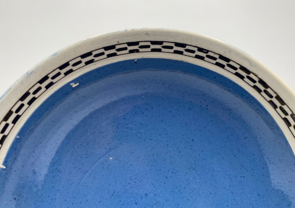 Leeds Pottery banded cup and saucer, c. 1790. View IV