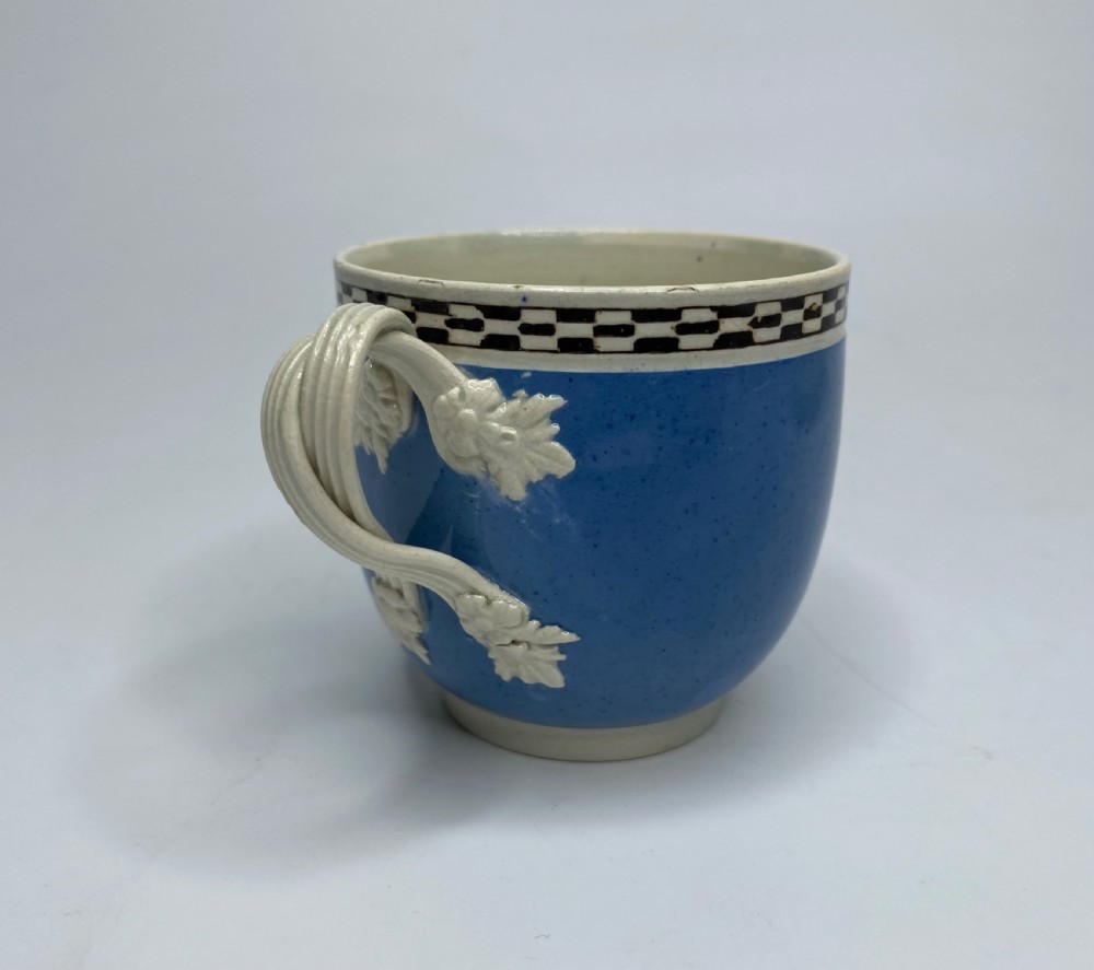 Leeds Pottery banded cup and saucer, c. 1790. View XI