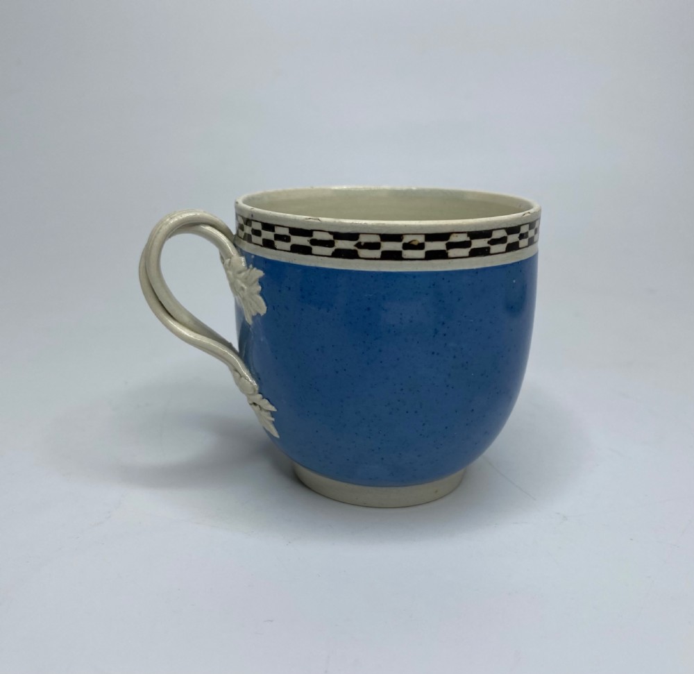 Leeds Pottery banded cup and saucer, c. 1790. View XII