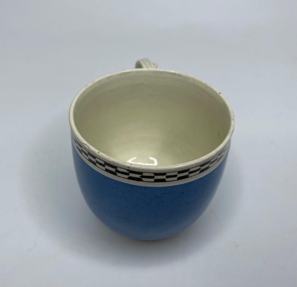 Leeds Pottery banded cup and saucer, c. 1790. View XIV