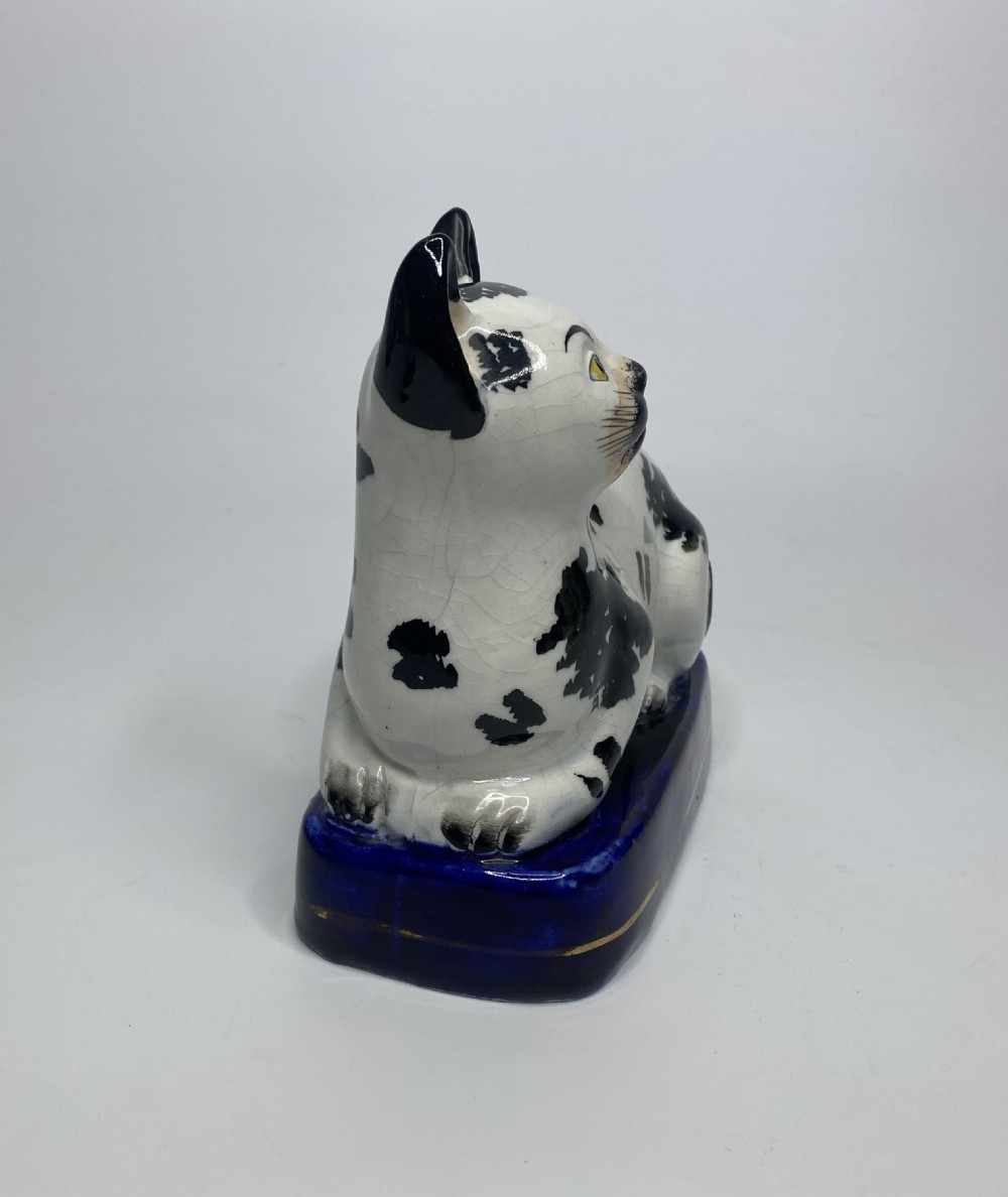 Staffordshire pottery cats, c. 1850. View X