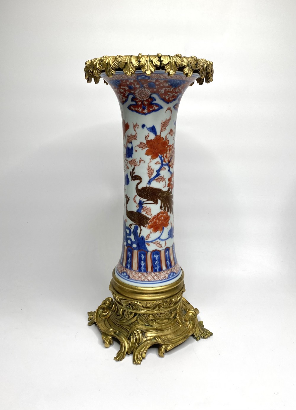 Chinese Imari & ormolu vases, Kangxi Period, c. 1700. View II