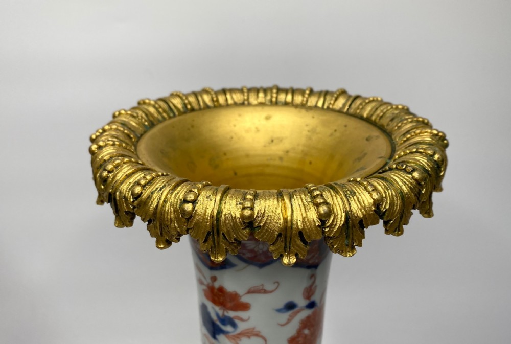 Chinese Imari & ormolu vases, Kangxi Period, c. 1700. View VIII