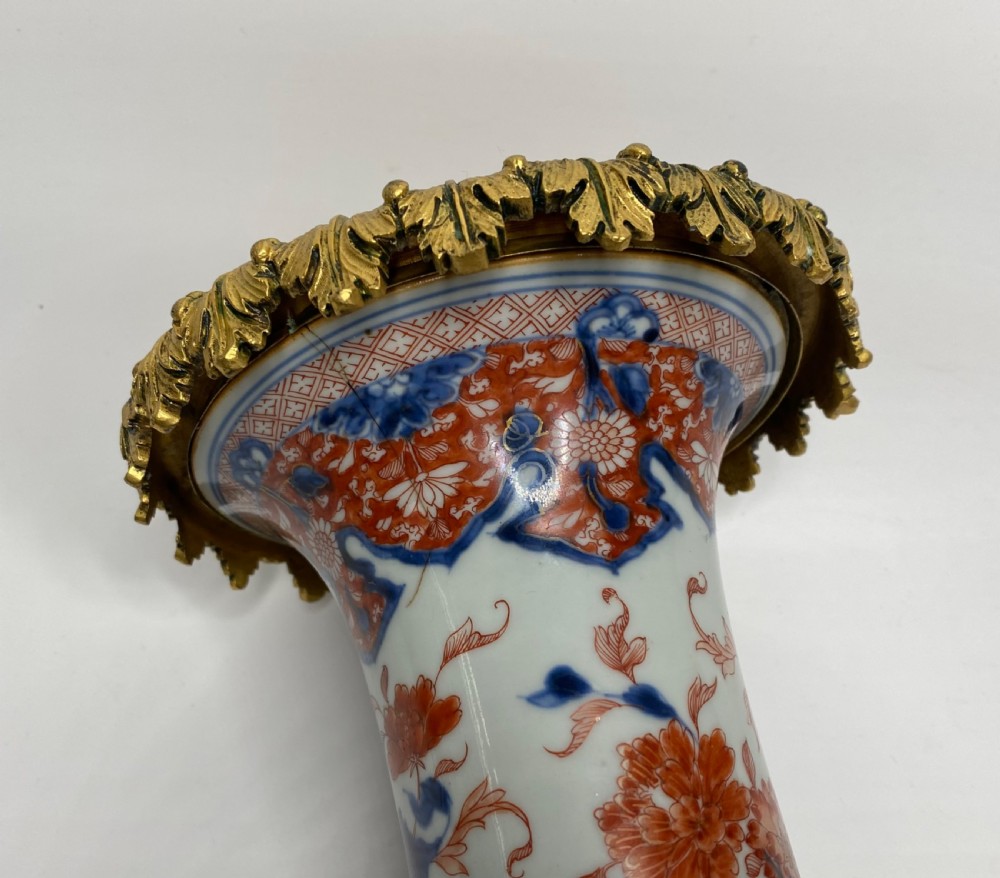 Chinese Imari & ormolu vases, Kangxi Period, c. 1700. View XIV