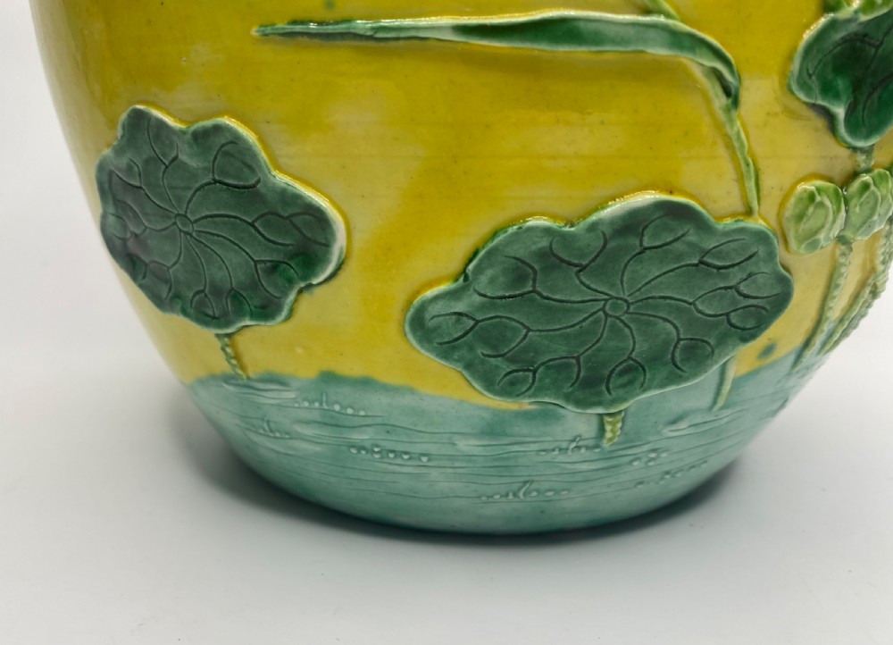 Chinese ginger jar & cover Wang Bing Ron, c. 1900. View IX