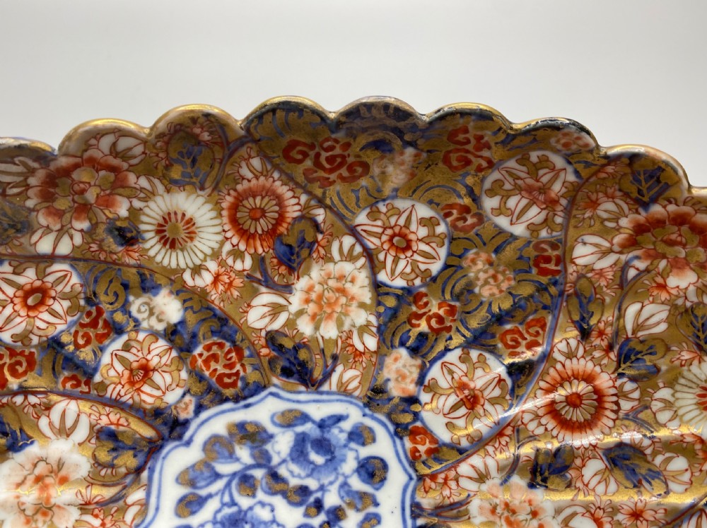 Japanese Imari shallow bowl, Arita, c. 1890, Meiji Period. View IV