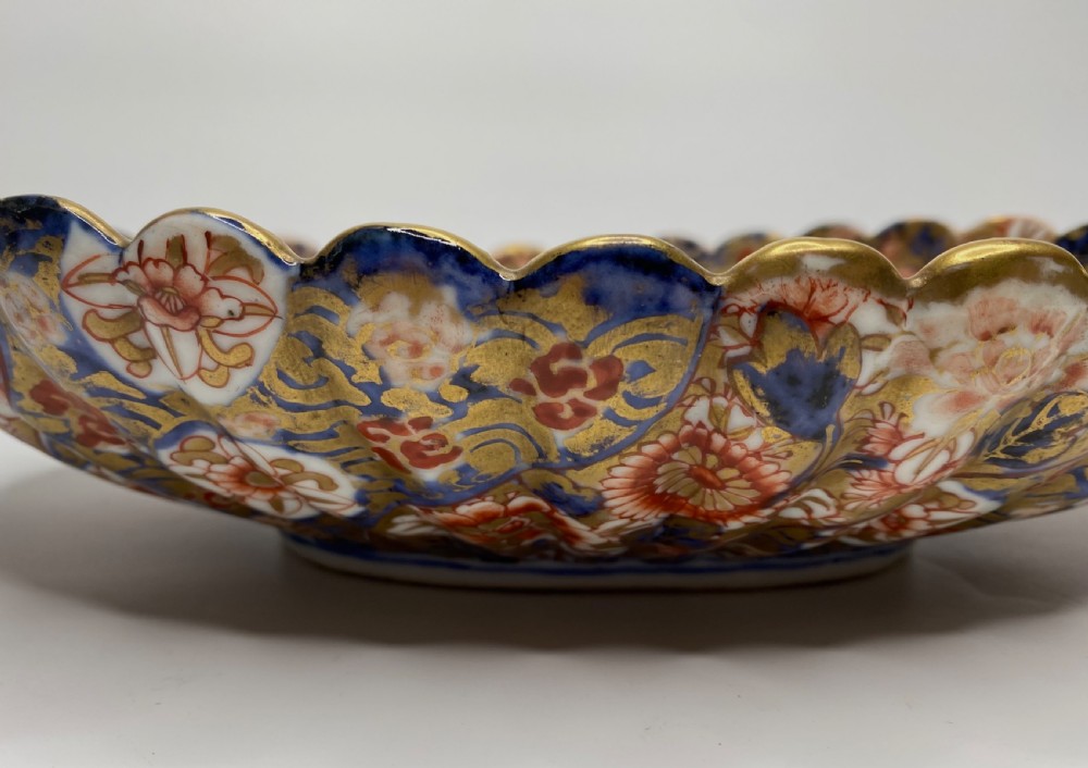 Japanese Imari shallow bowl, Arita, c. 1890, Meiji Period. View V