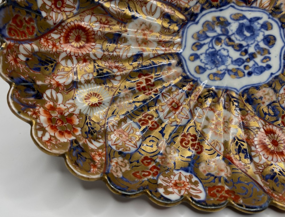 Japanese Imari shallow bowl, Arita, c. 1890, Meiji Period. View VI
